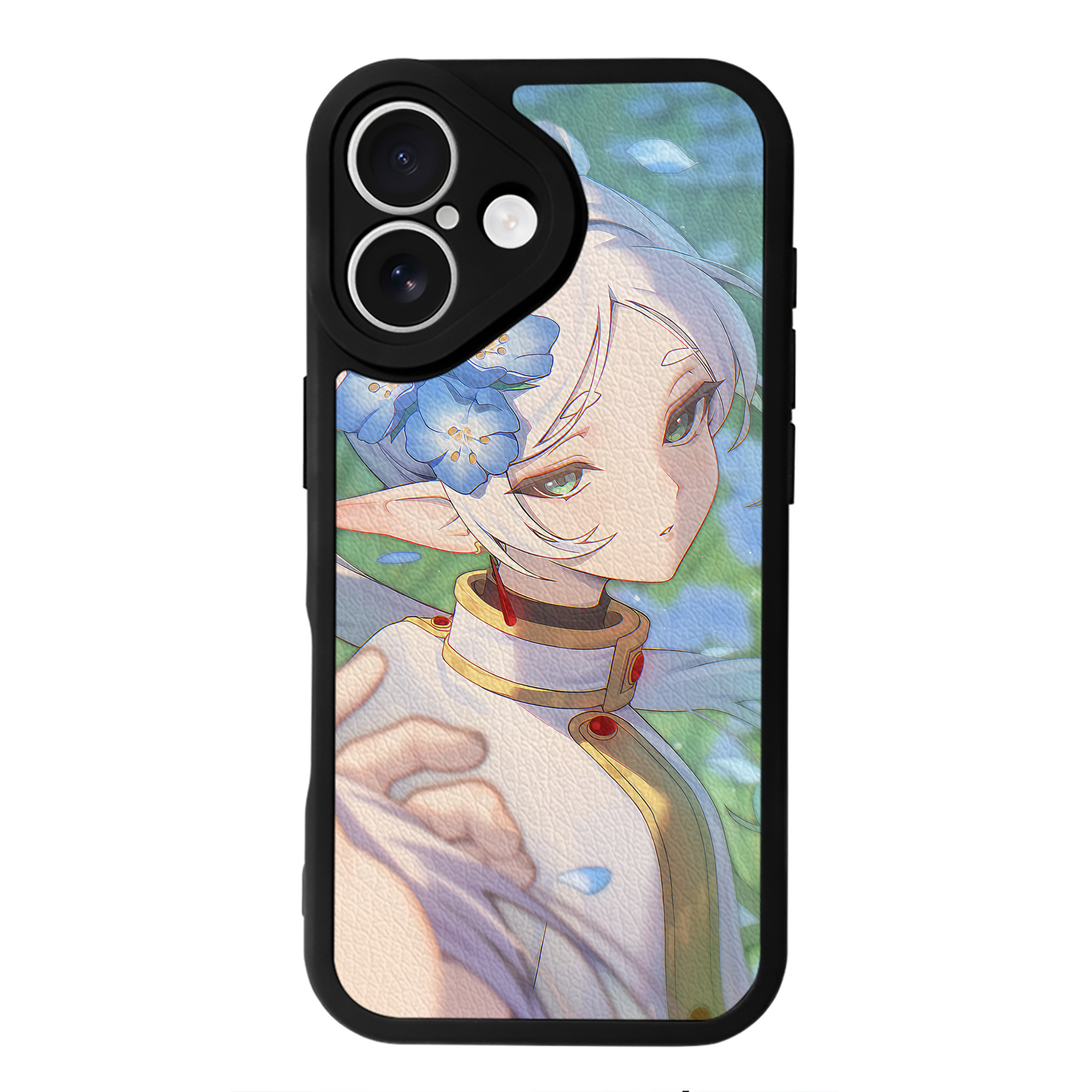 （画像用） 葬送のフリーレン Frieren 【iPhone 16シリーズ対応】シリコンスマホケース（レザー調） 材質：シリコン